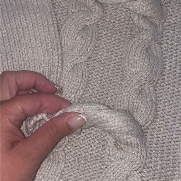 Burberry Brit Aran Cable Knit Sweater - Picture 4 of 5
